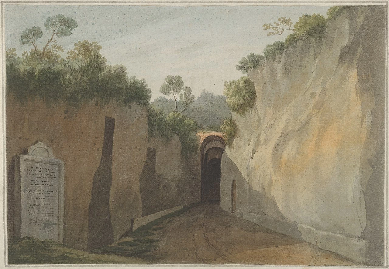 Ingresso alla grotta di Posillipo, Napoli - Metropolitan Museum of Art, New York